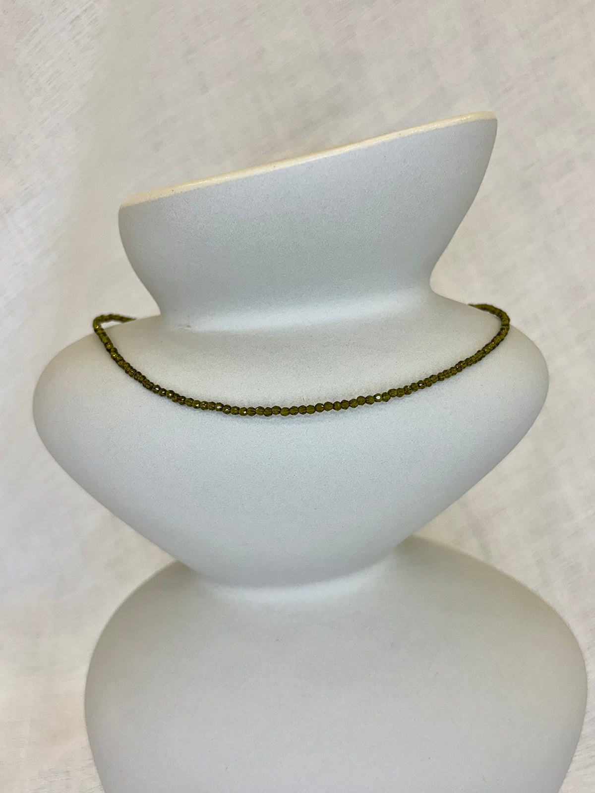 Dainty Unity Choker - Sage Green