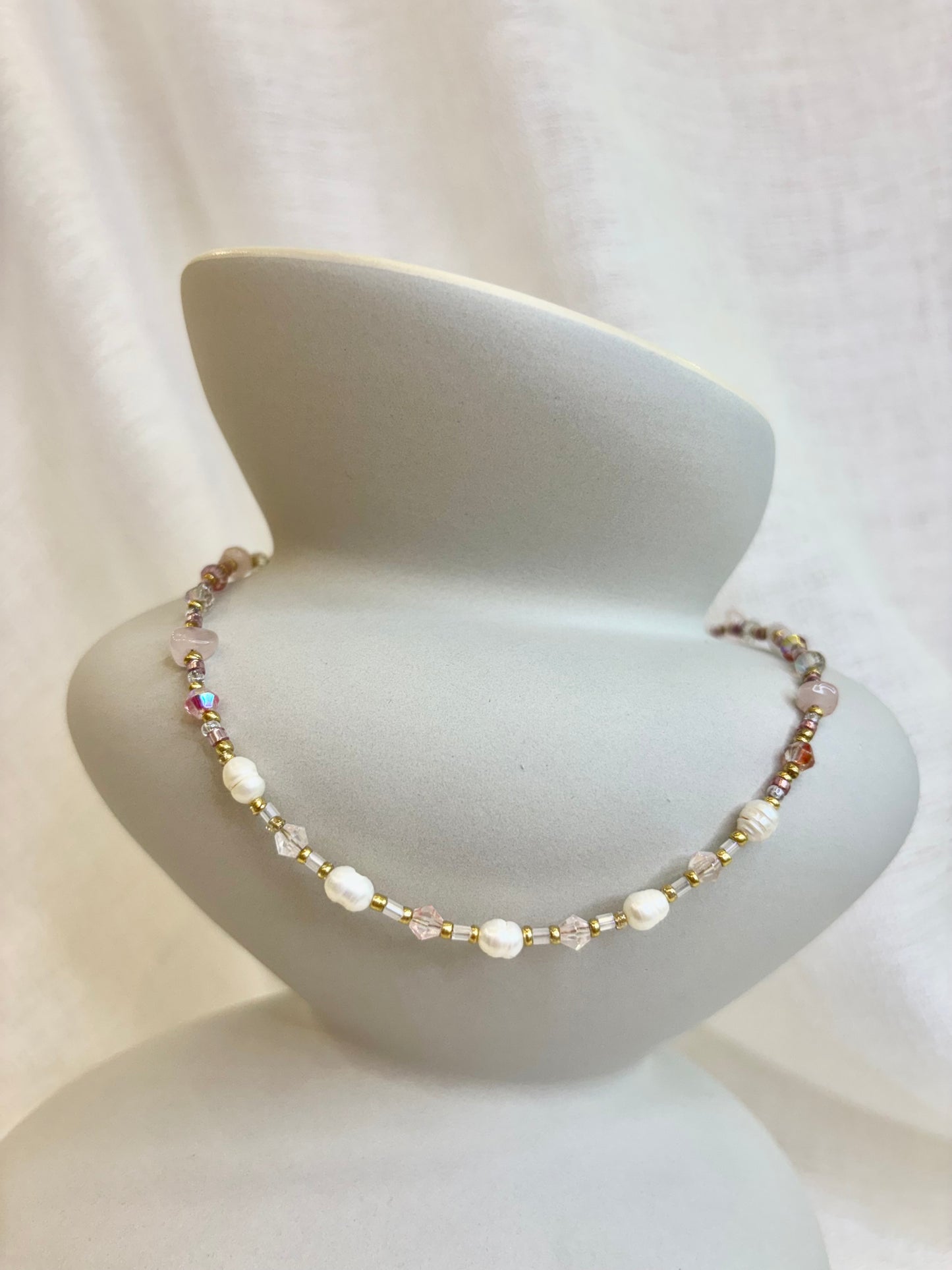 Romance Necklace - Blush Pink