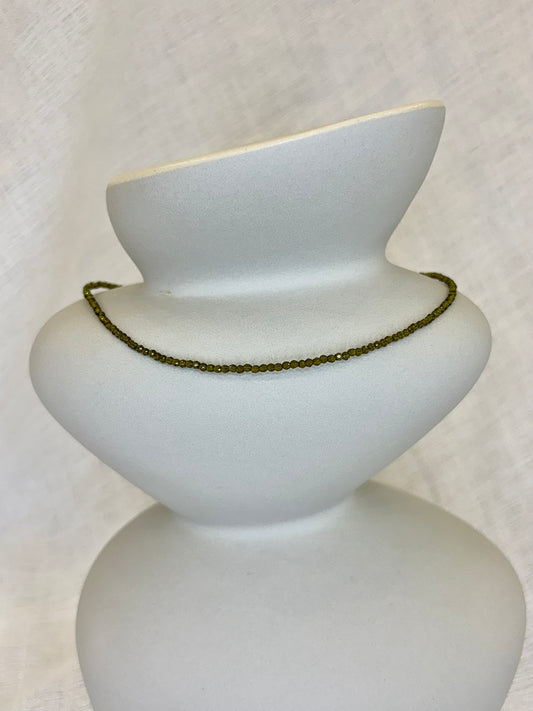 Dainty Unity Choker - Sage Green