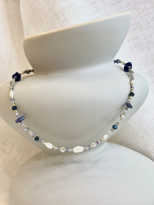 Cloud Necklace - Midnight Blue