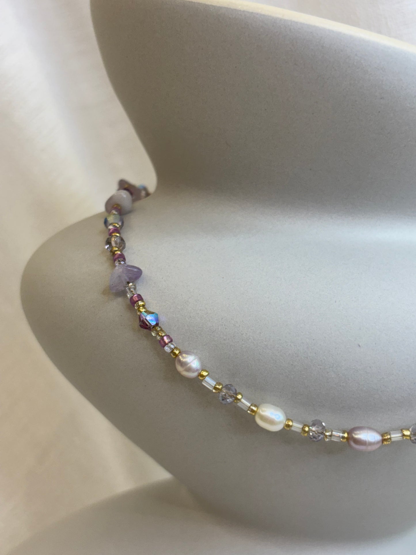 Romance Necklace - Amethyst Purple