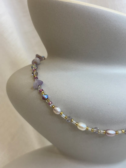 Romance Necklace - Amethyst Purple