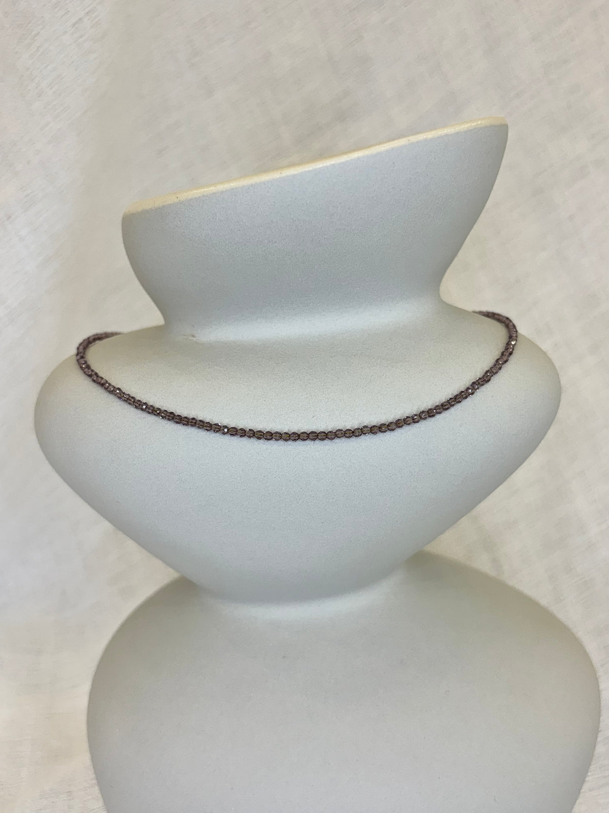 Dainty Unity Choker - Amethyst Purple