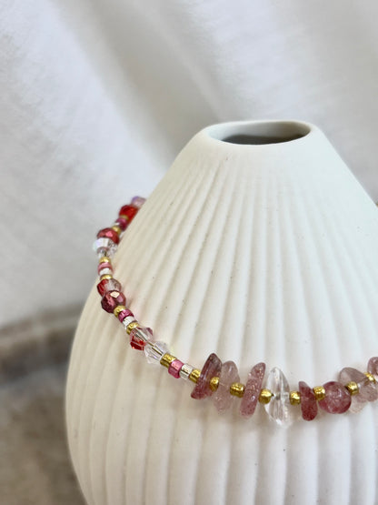 Qi Bracelet - Ruby Red