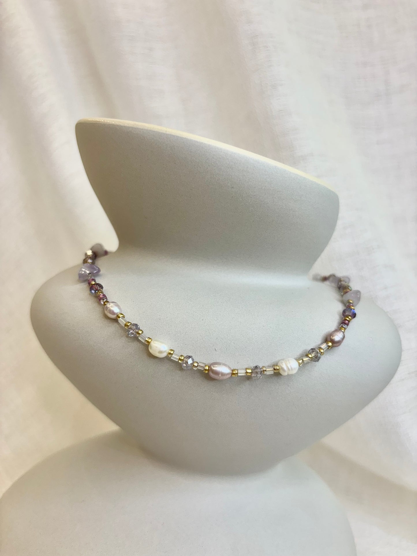 Romance Necklace - Amethyst Purple