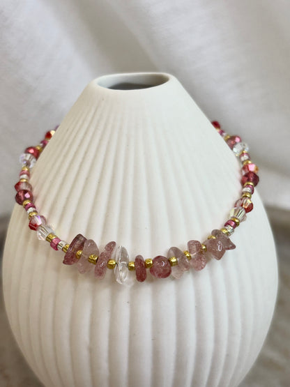 Qi Bracelet - Ruby Red