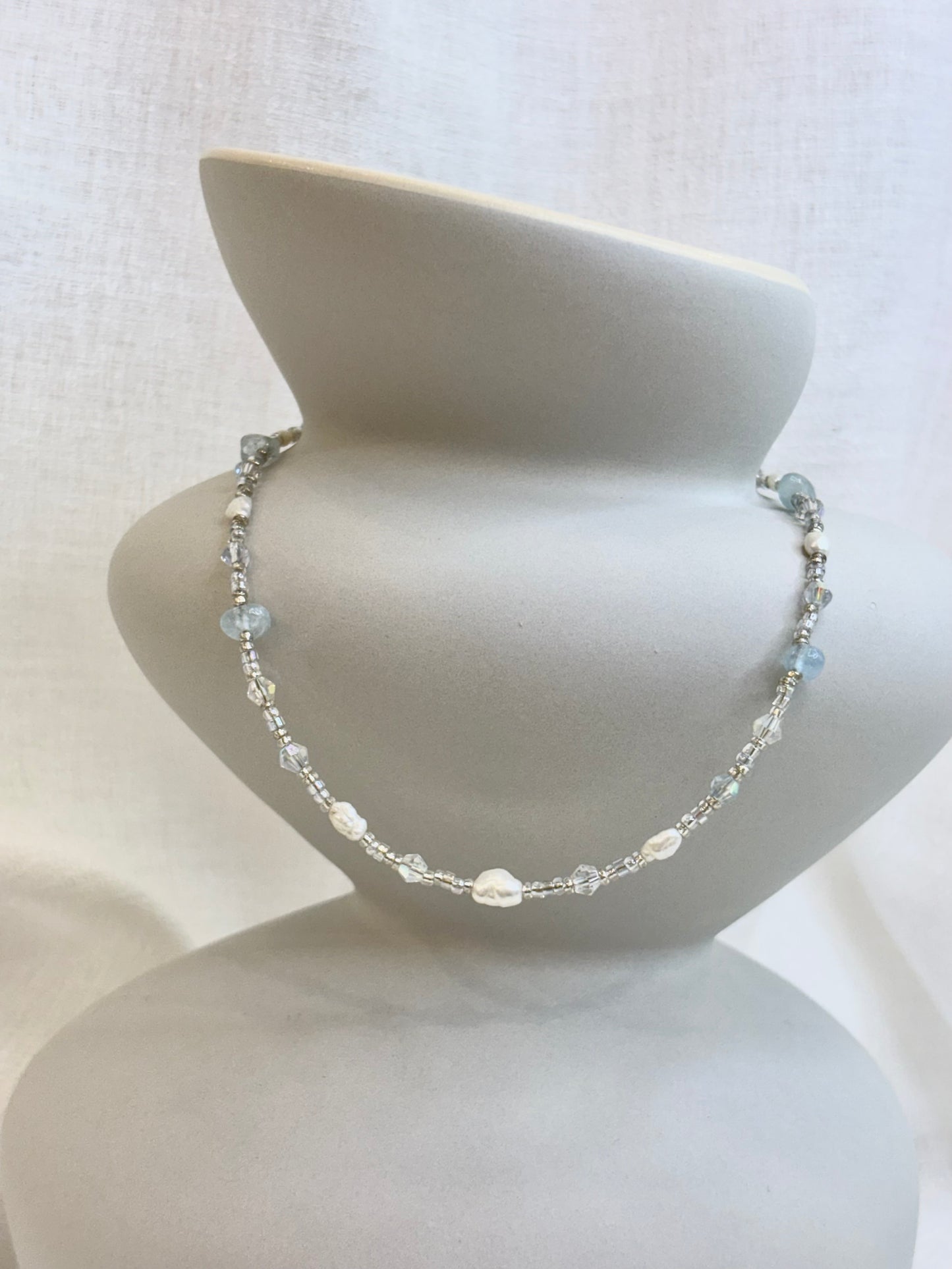 Cloud Necklace - Sky Blue
