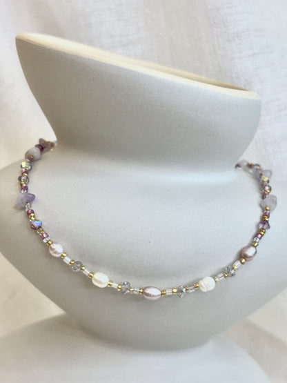 Romance Necklace - Amethyst Purple