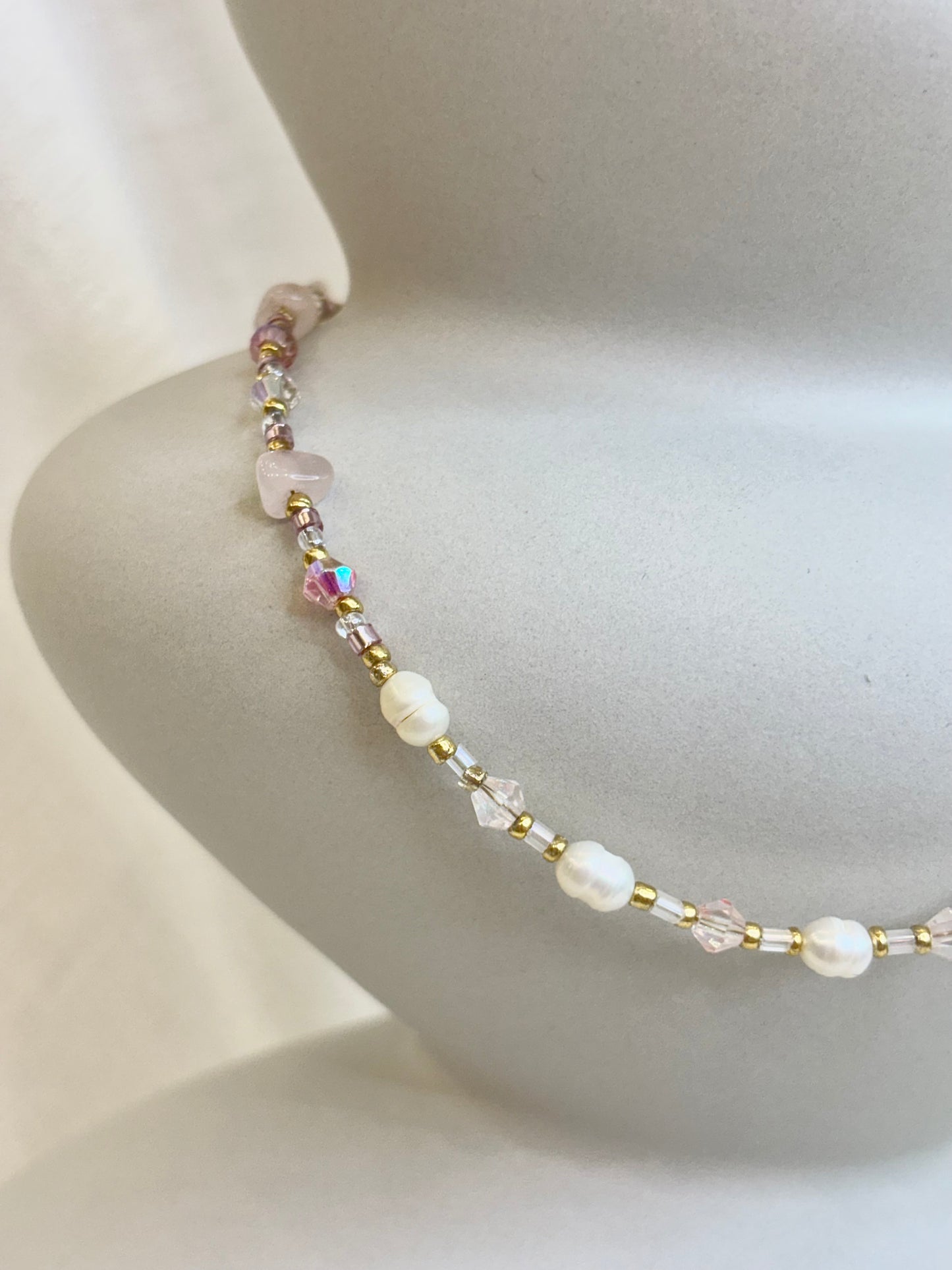 Romance Necklace - Blush Pink