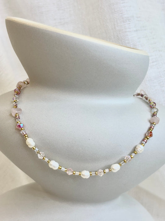 Romance Necklace - Blush Pink