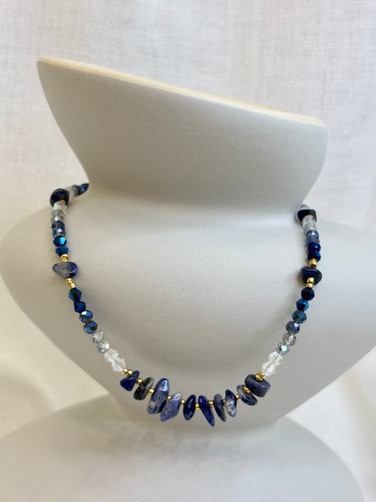 Qi Necklace - Midnight Blue