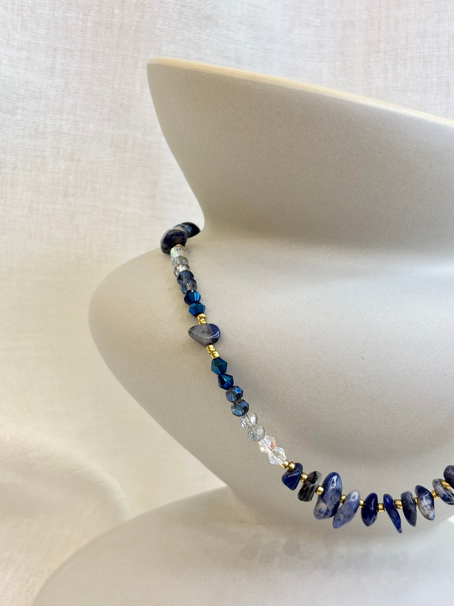 Qi Necklace - Midnight Blue
