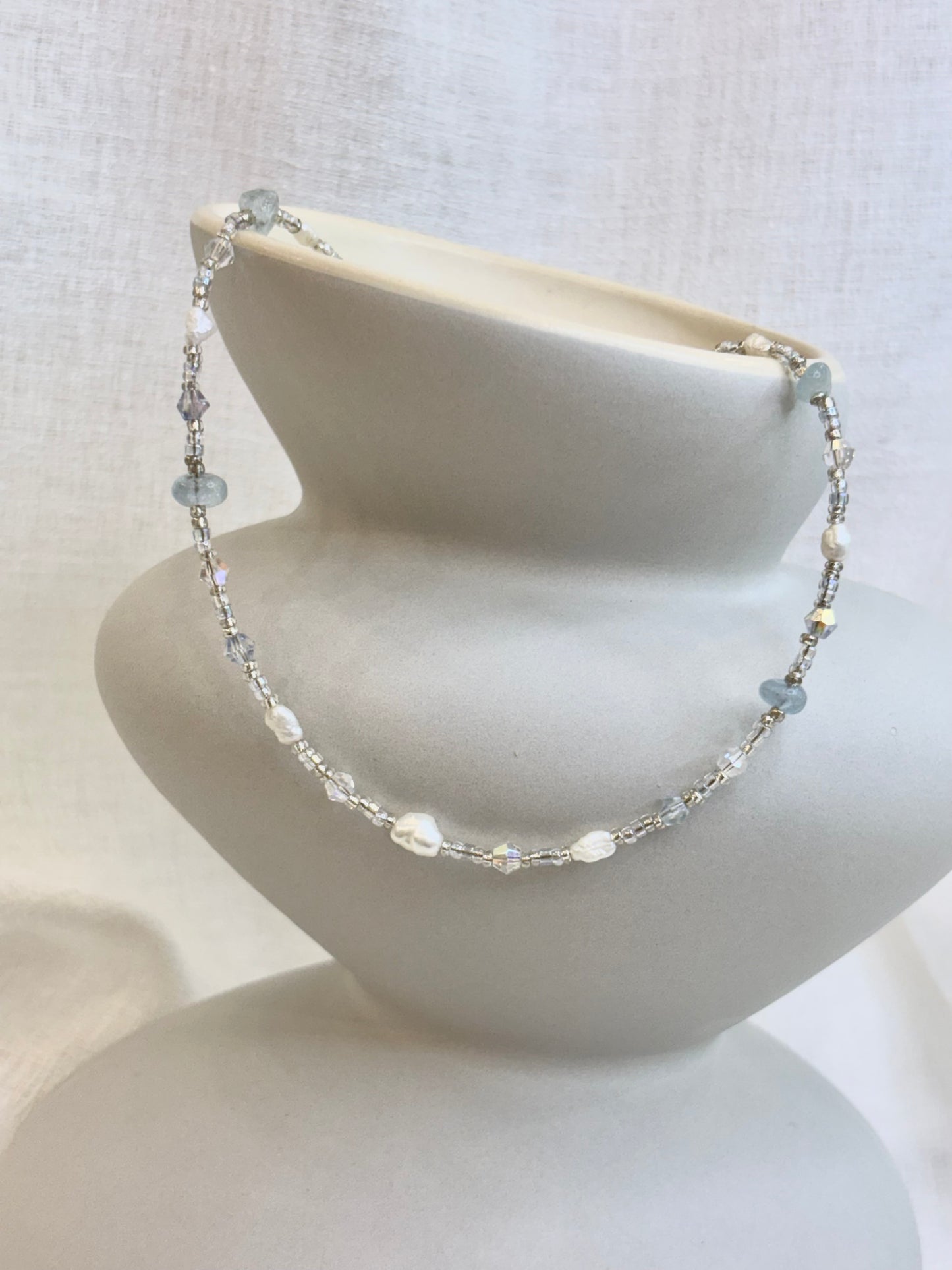 Cloud Necklace - Sky Blue
