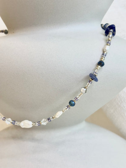 Cloud Necklace - Midnight Blue