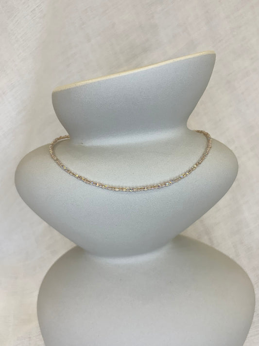 Dainty Unity Choker - Blush Pink