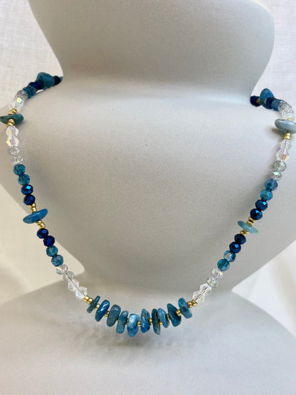 Qi Necklace - Turquoise Blue