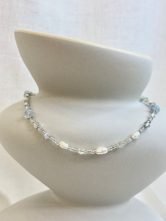 Cloud Necklace - Sky Blue
