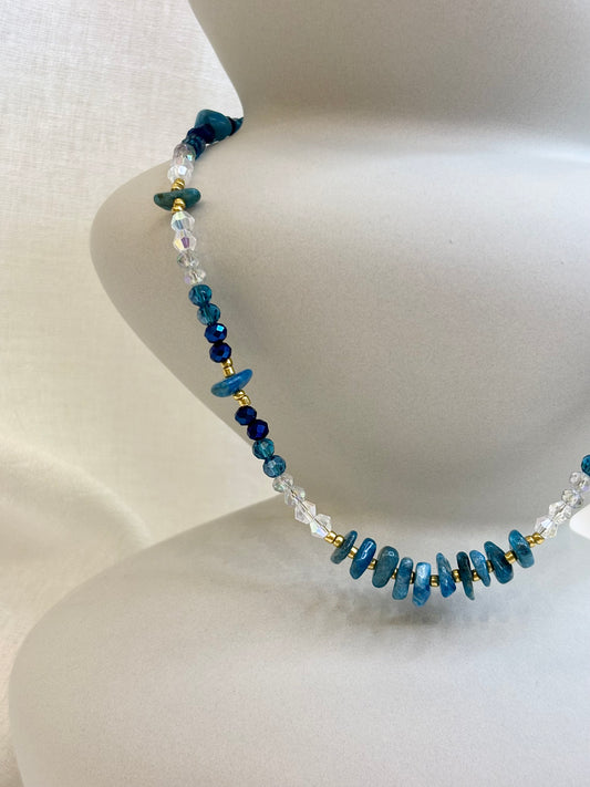 Qi Necklace - Turquoise Blue