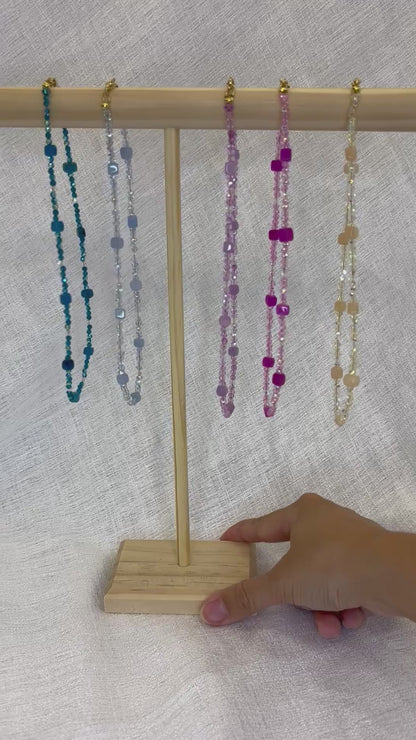 Stability Necklace - Blush Pink