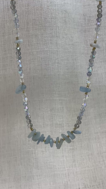 Qi Necklace - Sky Blue