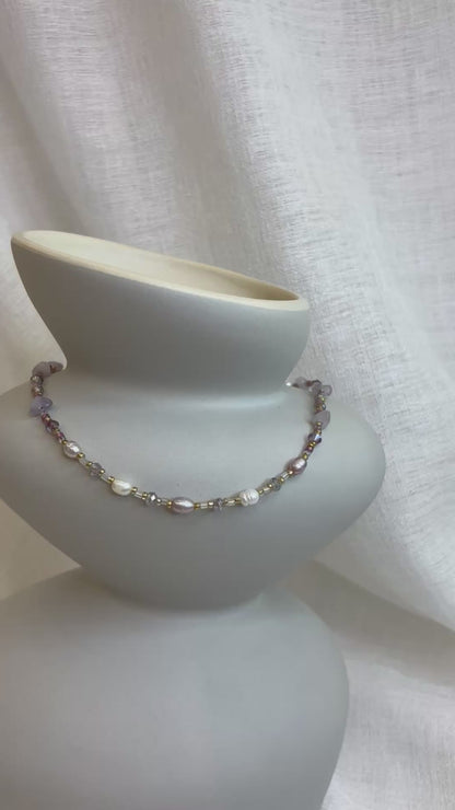 Romance Necklace - Amethyst Purple