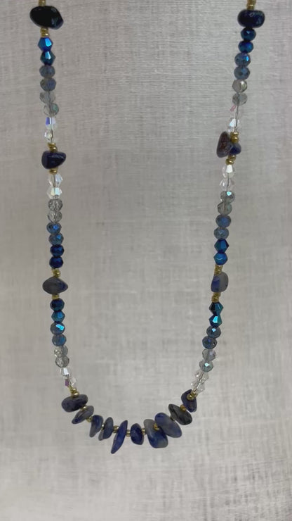 Qi Necklace - Midnight Blue